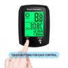Wired Bike Computer 19 Functions Touch Bike Speedometer Odometer Waterproof