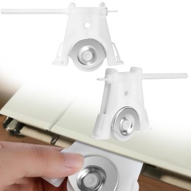 Sliding Screen Door Lower Roller Assembly Fit Andersen Part #1997310 (1991 to Present), 1-1/4" Nylon Concaved Wheels, Edge Adjustable, 2 Pack