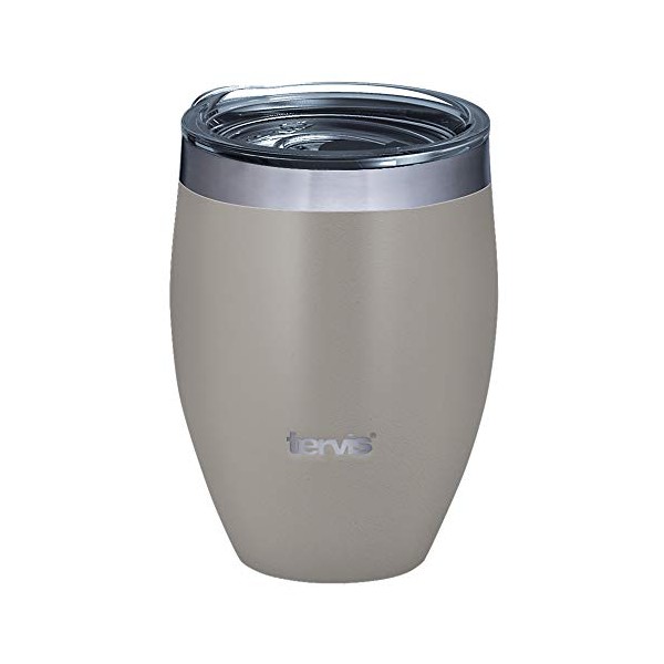 Tervis Triple Walled Powder Coated Stainless Steel Insulated Tumbler Cup Keeps Drinks Cold & Hot, 12oz, River Rock