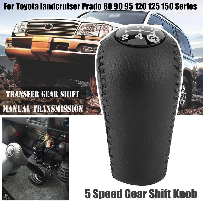 AIMALL Gear Shift Knob Suitable for Toyota Landcruiser Prado 80