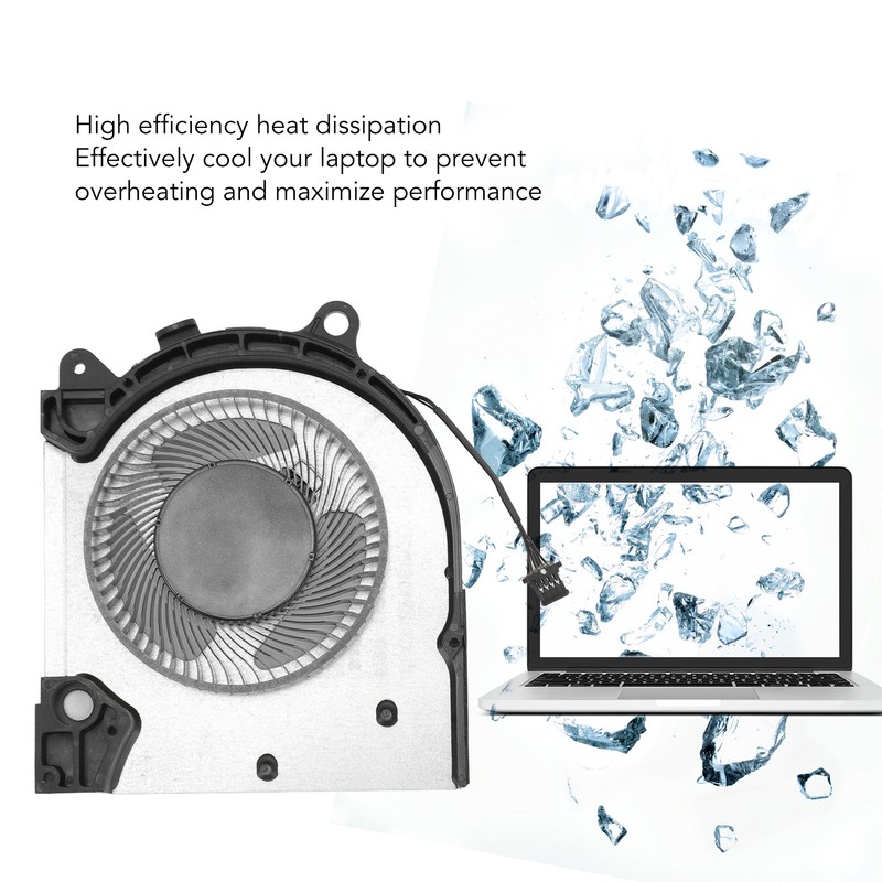 4 Pin Laptop Cooling Fan DC 12V 1A Aluminum Alloy