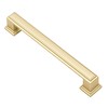 Alzassbg 10 Pack Matt Gold Cabinet Pulls, 5 Inch(128mm) Hole