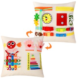 SmoothNovelty Fidget Pillow Cover for Adults with Dementia Fidget Sensory Pillowcase Dementia Products for Elderly Calming & Comforting Activities Sensory Toys for Autistic