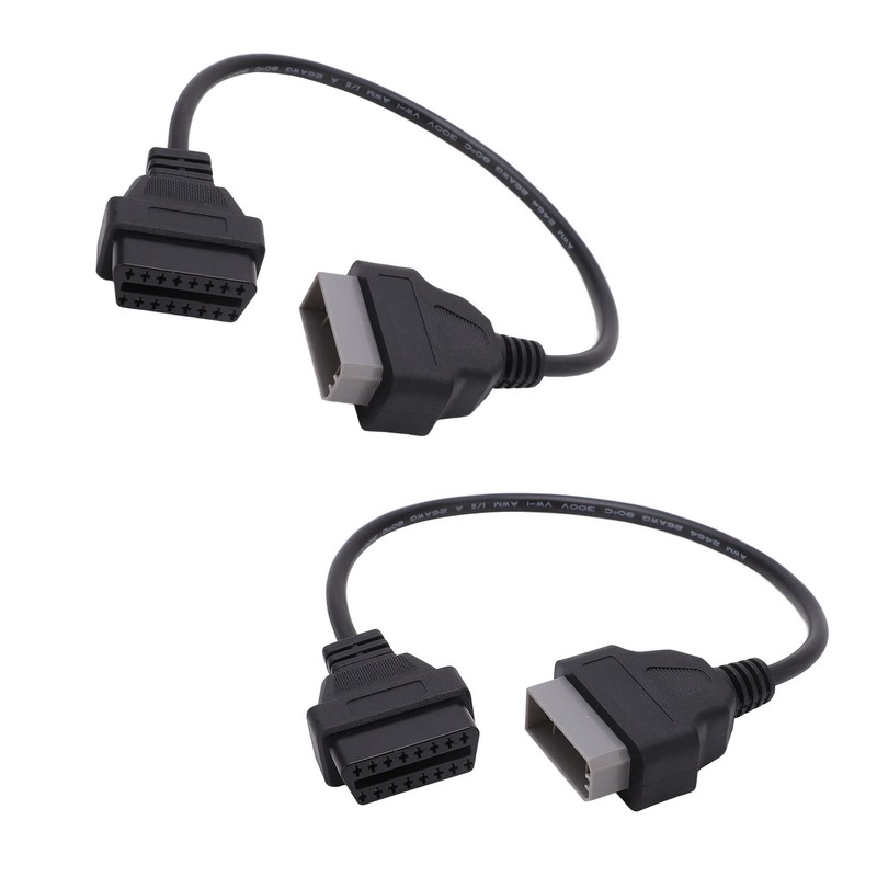 1 Pair OBD2 Diagnostic Cable 14 Pin to 16 Pin