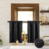XTMYI Bathroom Curtains Window Short,Small Waterproof Blackout Cafe Curtain 36
