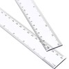 3 Pack 6 8 12 Inch Straight Plastic Rulers Measuring