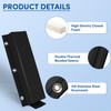 ORLANG 16" Dock Bumpers,PVC Dock Fenders with Stainless Steel Screws,Boat