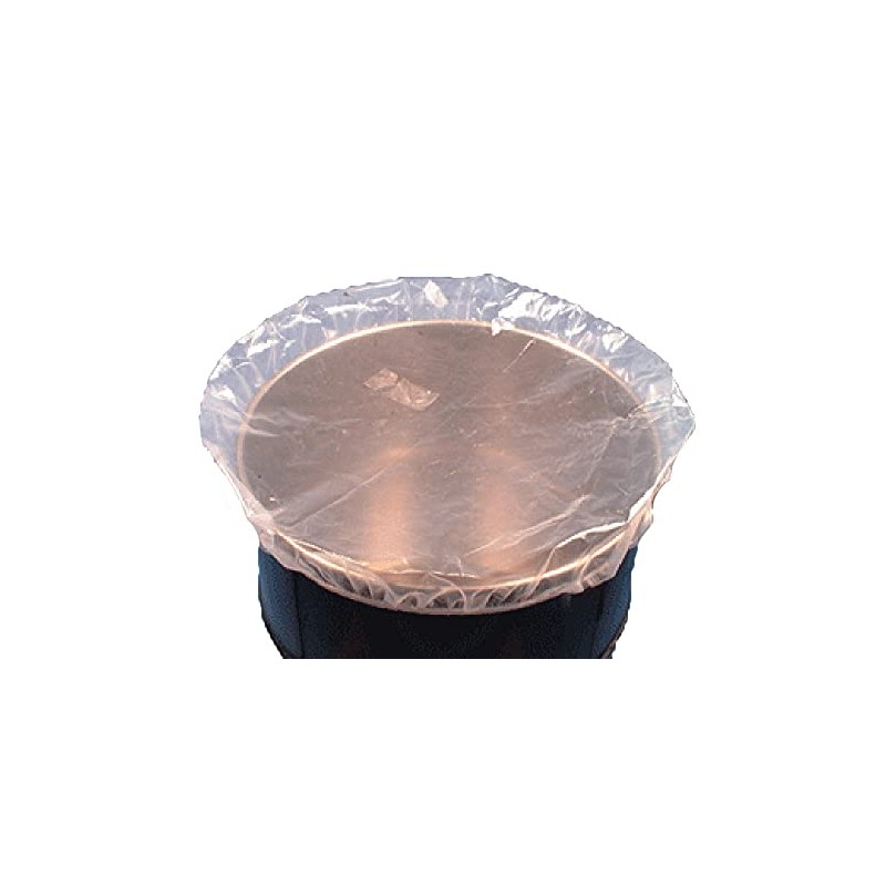55 Gallon, Food Grade, Clear, 4 mil - Shower Cap