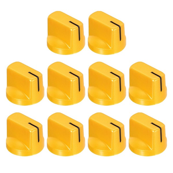 QUARKZMAN 10 Pieces 6.4 mm Shaft Hole Guitar Amp Effect