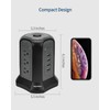 SUPERDANNY Power Strip Tower Surge Protector, SUPERDANNY Desktop Charging Station,