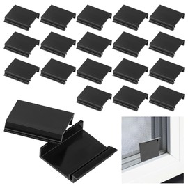 Window Screen Pull Tabs 20 Pack Replacement Universal Spline Channel Pull Lift Tabs Black