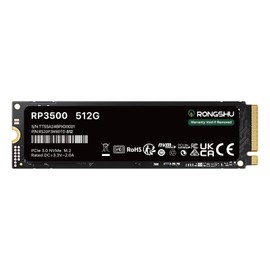 RONGSHU 1TB NVMe SSD M.2 PCIe Gen 3×4, 3,500 MB/s Read, 3200MB/s Write, M.2 2280 Internal Soild State Drive, SLC Cache 3D NAND TLC Compatible with Laptop and PC Desktops (RP3500)