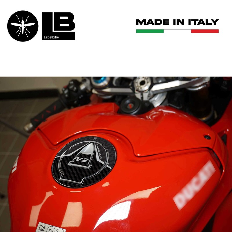 labelbike - 3D Sticker Protection for Motorcycle Fuel Cap Compatible
