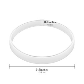 Linkidea 5 Pcs Blender Replacement Parts, Silicone Gasket Exact Fit Lid with Changing Tool, Compatible with NutriBullet Model BL480/BL680/BL910/CT680 (White)