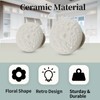 Auvotuis 10Pcs 34mm/ 1.34inch Retro Ceramic Cabinet knobs Antique Round