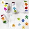 MINBOOT Glitter Stickers 1 Roll, About 500 Sheets, 1.0 x