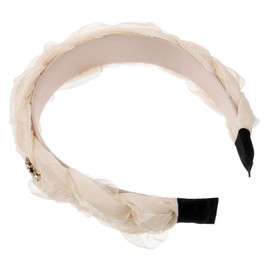 minkissy Elegant Wide Headband for Women Comfortable Aesthetic Hair Accessory for Daily Wear and Face Washing Luxurious Design