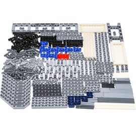 Technical Building Kit Beams Assortment Pack 430Pcs Including Beams, Liftarms, Axles Connectors for Creative STEM Projects Compatible with Major Brands for DIY MOC Enthusiasts Custom Builds