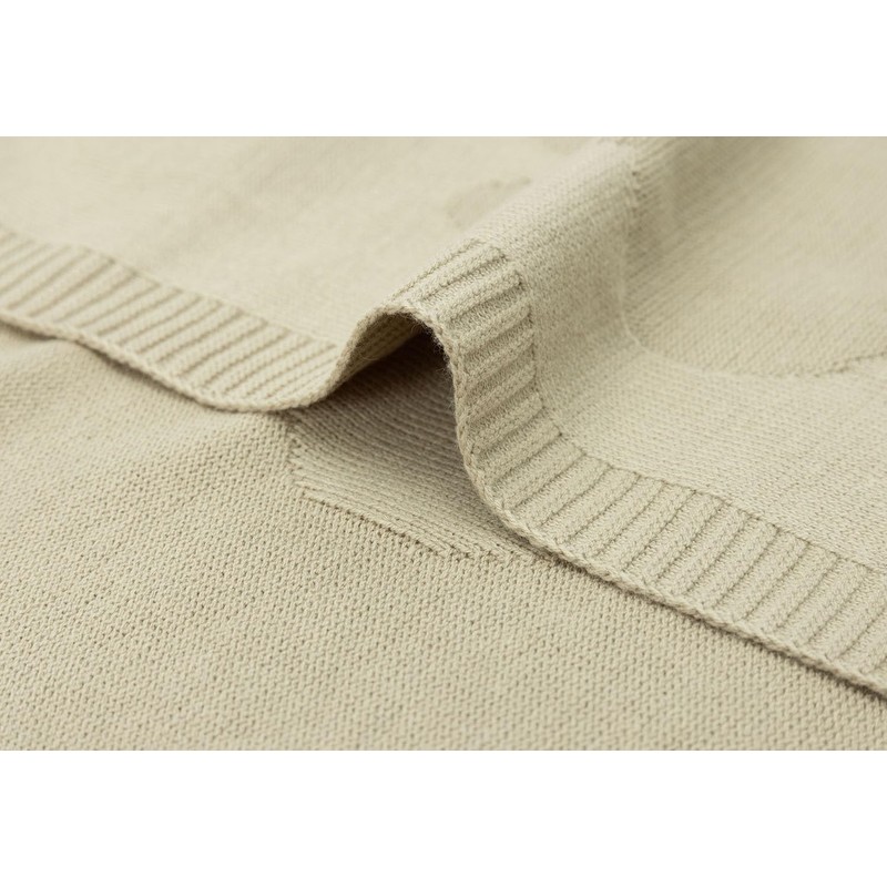 Jollein 516-511-67087 Babydecke Strick - Miffy Olive (75x100 cm)