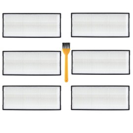LOOHAOC HEPA Filter for Roborock S7/S7 Maxv/S7 Maxv Ultra/S7 Max Ultra/S7 Pro Ultra/S8/S8+/S8 Pro Ultra Robot Vacuum, Accessory Filter 6 Pieces with Brush