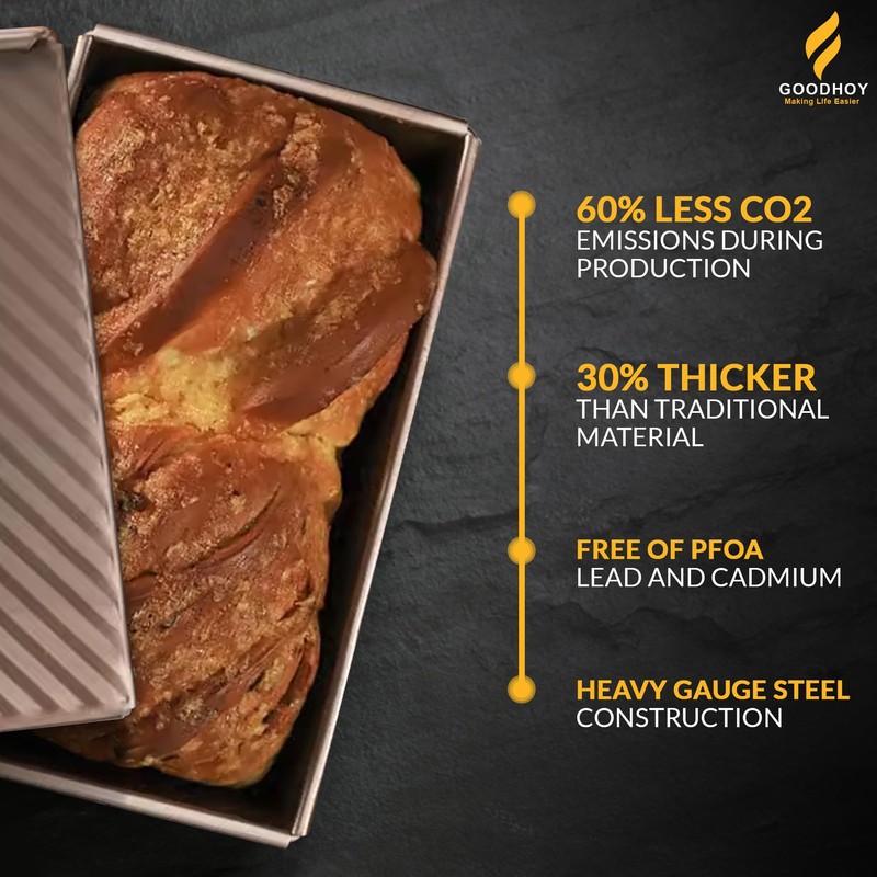 Pullman Loaf Pan with Lid, Ideal for Bread Lovers, Perfect