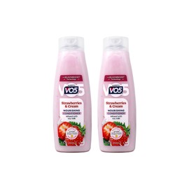 Moisture Milks Conditioner Cream, 12.5 oz, Strawberries by Vo5 (Pack of 2)