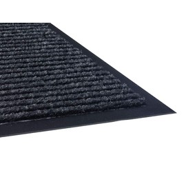 Guardian Golden Series Dual-Rib Indoor Wiper Floor Mat, Vinyl/Polypropylene, 3'x10', Charcoal (64031030)