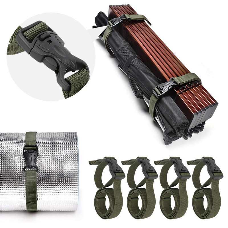 135cm Military Green PP PP Webbing Luggage Straps Luggage Strap