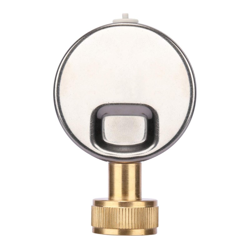MEASUREMAN 2-1/2" Glycerin Filled Stainless Steel Water Pressure Test Gauge,