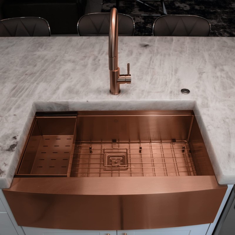 Strictly Sinks Stainless Steel Square Garbage Disposal Adapter for Kitchen