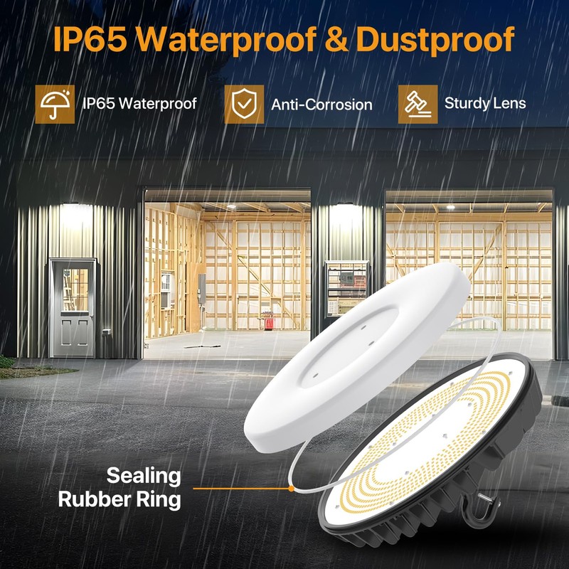 DEMILARE LED Shop Lights 150W - 18000LM UFO LED High