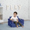 Delta Children Cozee 2-in-1 Kids Couch and Kids Sofa -