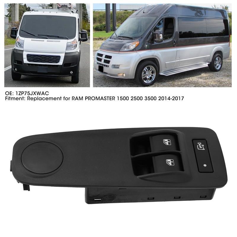 Power Window Switch Front Door 1ZP75JXWAC Replacement for RAM PROMASTER