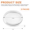 2" Clear Replacement Regulator Gauge Lens/Cover – Durable 1/4 Turn
