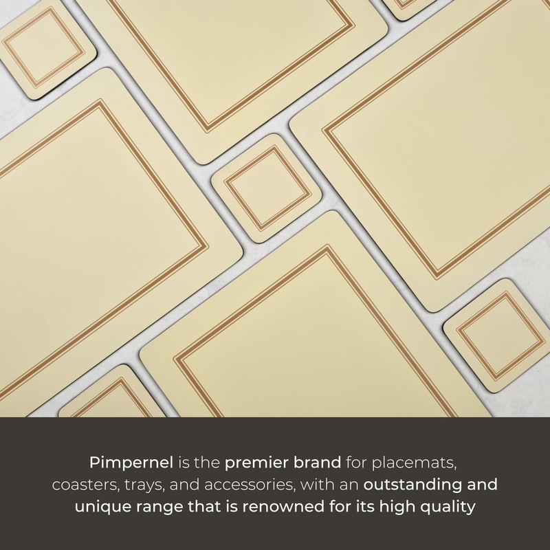 Pimpernel Classic Series Cork-Backed Placemat, Set of 4 – (15.7"