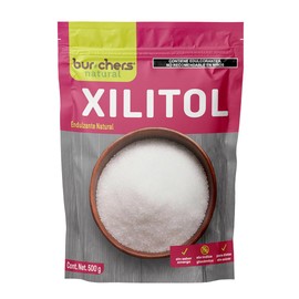 Burchers Natural - Xilitol Natural 500g, Endulzante 100% natural, Bajo en Calorías, Sin Sabor Amargo