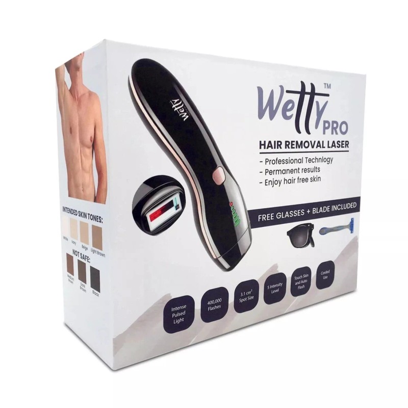 Wetty Pro Hair Removal Laser Professional Technology Permanent Results