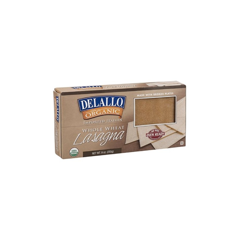 Organic Whole Wheat No Boil Lasagna 9 Ounces (12 per