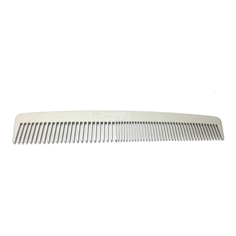Swedish Crown 2205-A-ET Pocket Comb with Genuine Leather Case