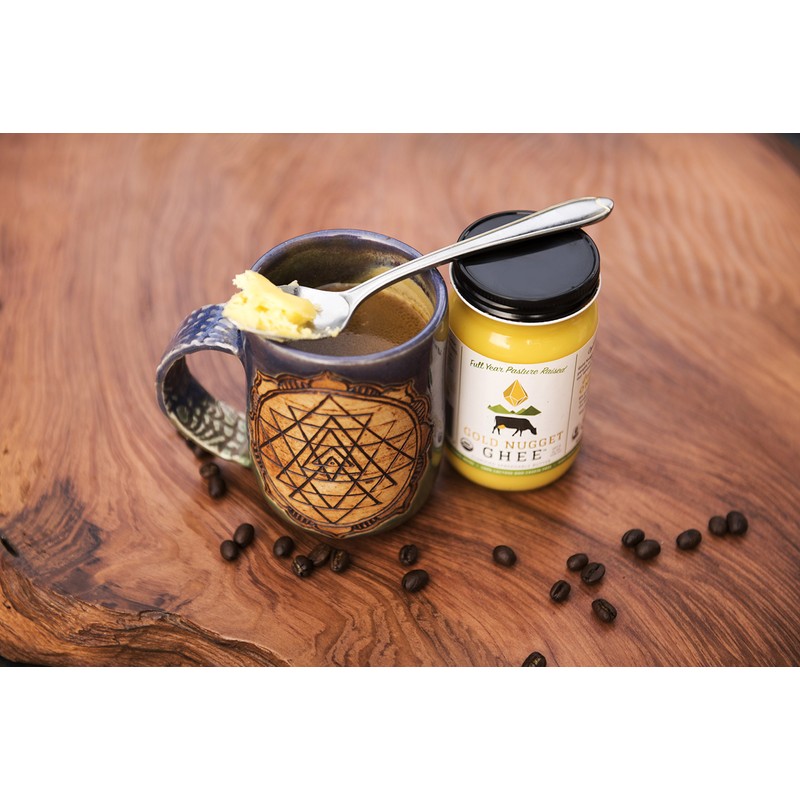 TRADITIONAL GHEE BY GOLD NUGGET GHEE, USDA ORGANIC, FULL-YEAR/PASTURE-RAISED, GRASS-FED