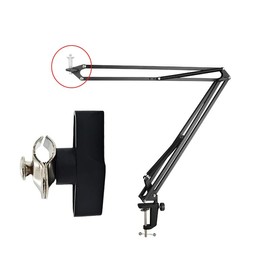ThtRht 3 Pack Boom Arm Screw Mount Bolt Bracket Replacement Clamp Fastener with Tightening Knob for Mic Arm Stand Microphone Arm Scissor Microphone Stand Desk Mic Stand Studio Arms