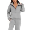 Eisctnd Womens Fleece 2 Piece Sweatsuit Lounge Set Long Sleeve