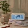 JAJU [JAJU] Large LCD Desk Clock with Temperature and Humidity