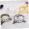 Baluue 2pcs Elegant Nail Art Pen Rack Creative Manicure Brush