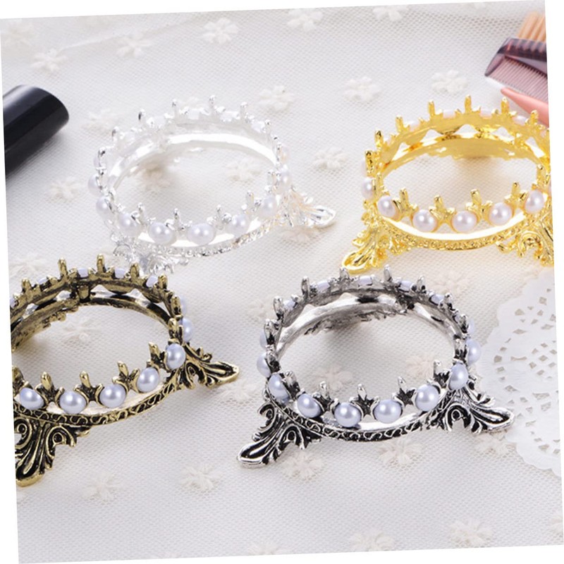 Baluue 2pcs Elegant Nail Art Pen Rack Creative Manicure Brush