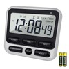 Digital Dual Kitchen Timer with Strong Magnet,24-Hour Countdown & Stopwatch,Loud