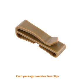 TACNEX Tactical Backpack Strap Clip Webbing Replacement Clip Keeper Holder MOLLE Belt Hook Retainer Harness/Sling/Bag/Military Strap Stays Organizers 1" Wide CB 2 PCS