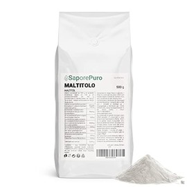 Saporepuro Maltitol - Maltitol Powder - 500 g - Alternative Sugar with Low Glycemic Index