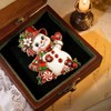 Christmas Holiday Enameled Brooch Pin Set – Festive Enamel Pins