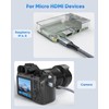 ZeniKon 4K Micro HDMI to Micro HDMI Cable 6FT, Braided